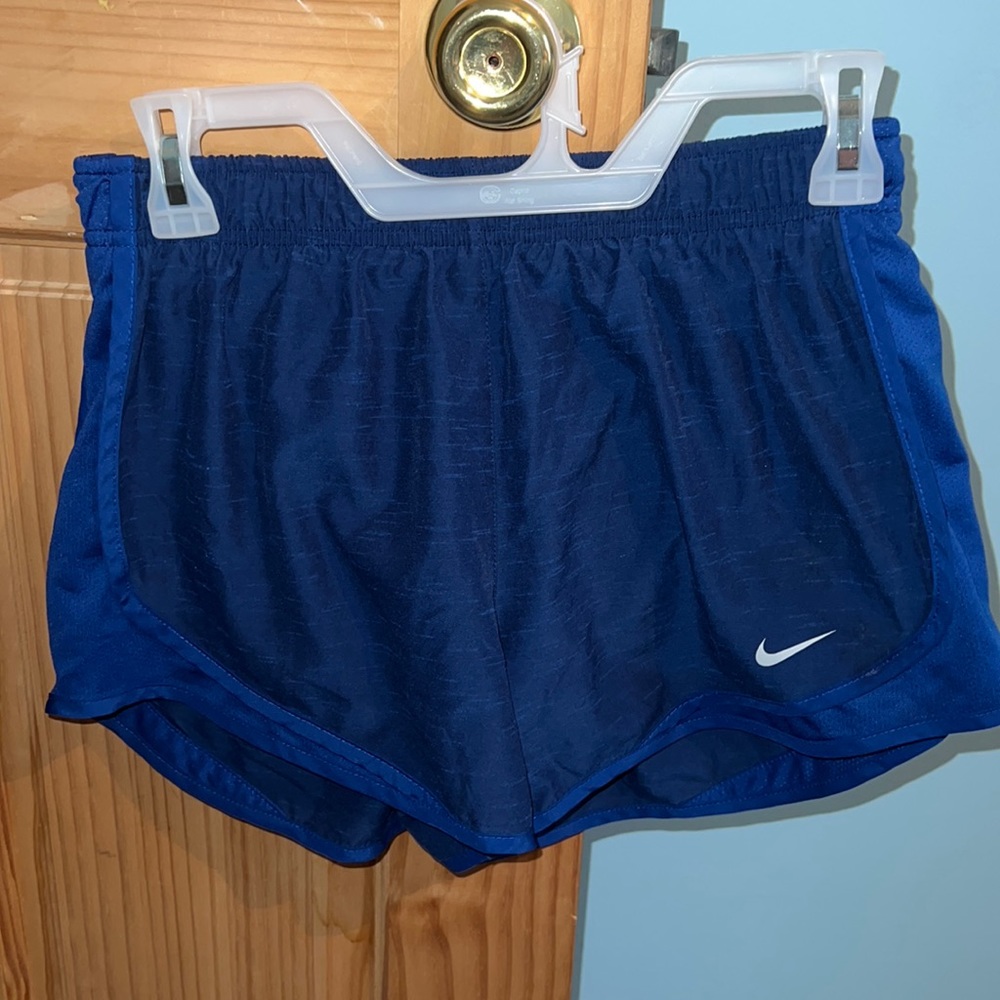 blue nike dri- fit shirts
